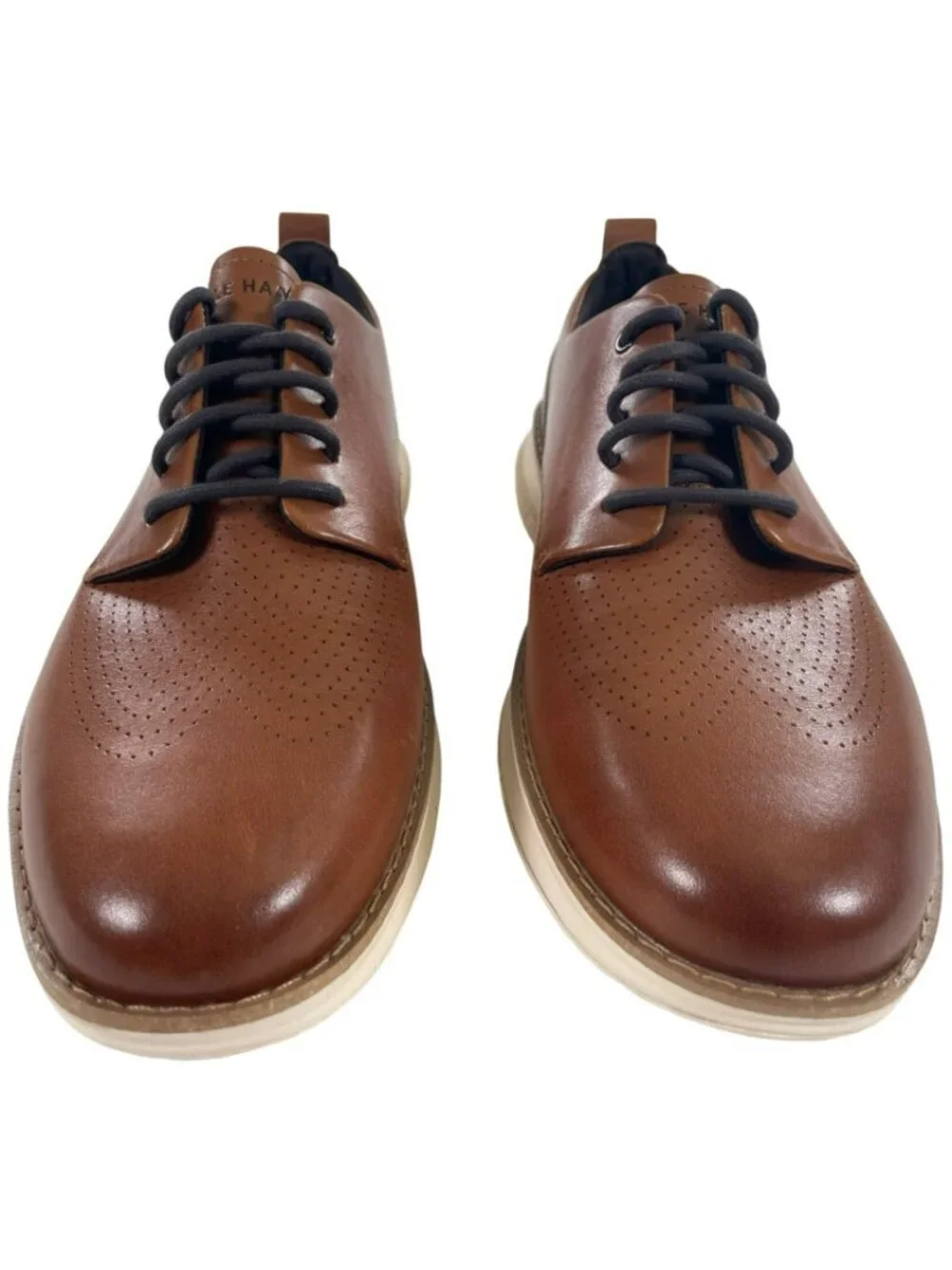 Cole Haan Original Grand Energyweave Brown Leather Oxford Shoes Men's Sz 9 NEW